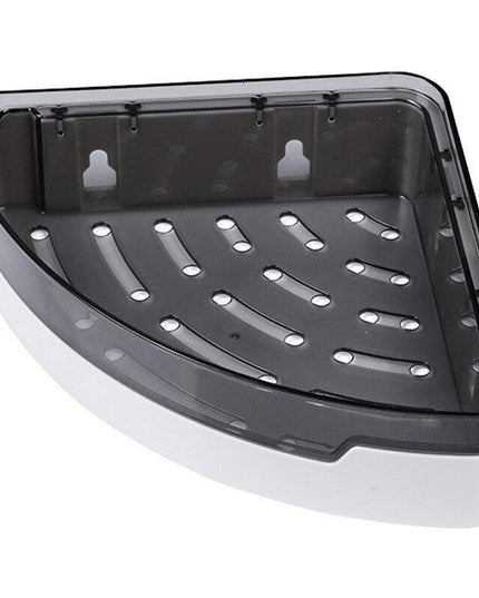 Modern Gray Nail-Free Shower Organizer for Effortless Bathroom Storage