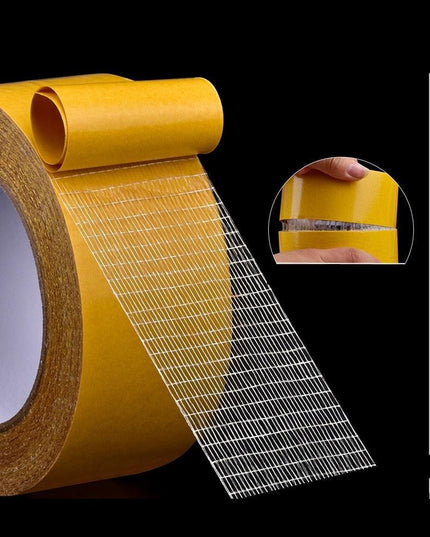 High-Strength Double-Sided Grid Fiber Adhesive Tape for Versatile Bonding