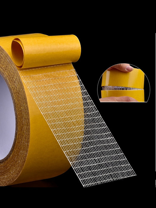 Double-Sided Grid Fiber Adhesive Tape with Strong Bond