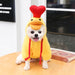 Cute Fruit Dog Coat Hoodies Fleece Pet Dogs Costume Jacket-Pet Supplies›Dogs›Apparel & Accessories›Cold Weather Coats-Très Elite-5 Yellow Duck-XS-Très Elite