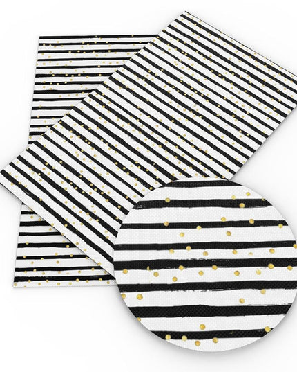 Elegant Monochrome Faux Leather Crafting Sheet for Creative DIY Endeavors