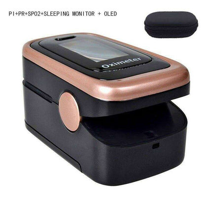 Compact Dual-Color OLED Finger Pulse Oximeter for Accurate Health Tracking