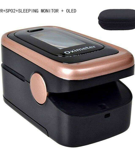 Compact Dual-Color OLED Finger Pulse Oximeter for Accurate Health Tracking