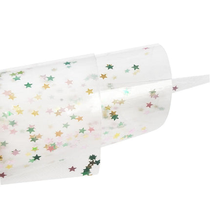 Glittering Star & Heart PVC Craft Sheets for Artistic Creations