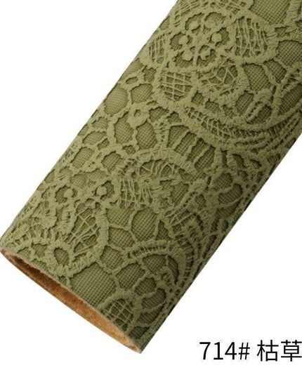 Luxurious Textured Faux Leather Craft Sheet - Premium Vinyl for DIY Creations