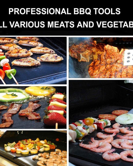 Ultimate Non-Stick Reusable BBQ Grill Mat for Healthier Outdoor Cooking