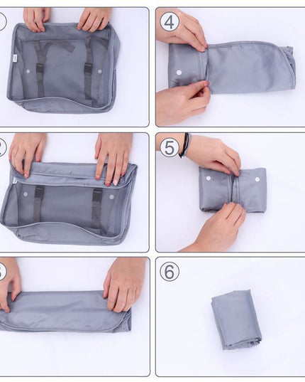 Travel Smart: Versatile 8/6/1-Piece Organizer Set for Effortless Packing