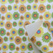 Vibrant Floral and Rainbow Synthetic Leather Crafting Set: Unlock Your Creativity