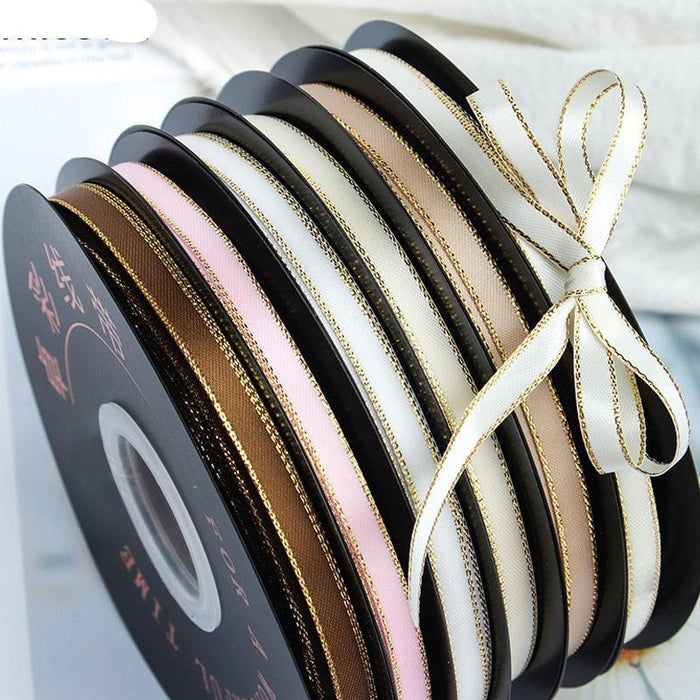 Shimmering Craft Ribbon Collection - Luxe 50Yards Satin Ribbon for Artistry