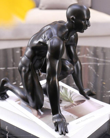 Sophisticated Bronze Resin Art Piece for Stylish Home Décor