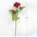 Timeless Elegance: Real Touch Artificial Latex Rose Stem for Lasting Beauty by JAROWN