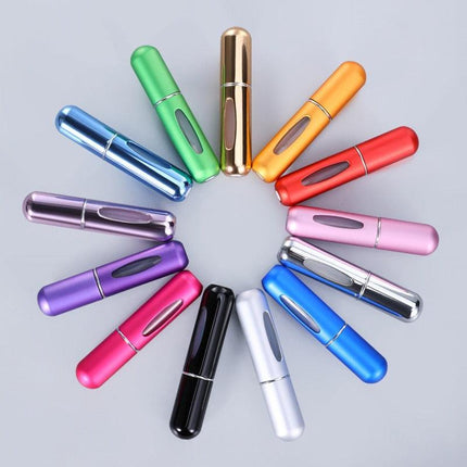 5ml Luxury Travel Perfume Atomizer: Stylish Aluminum Fragrance Sprayer for Sophisticated Journeys