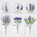Lavender Dreams: Flocked Beauty - Elegant & Timeless