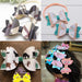 Christmas Bow Leather Crafting Sheets for Creative Holiday Projects