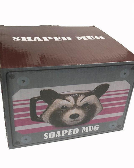 Charming 3D Raccoon Ceramic Mug Collection