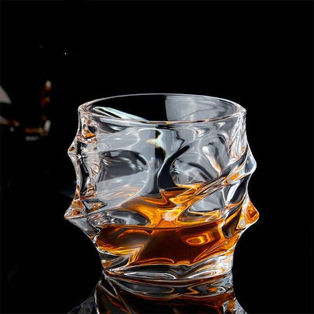 Opulent Crystal Drinkware Collection - Exquisite Whiskey and Wine Set