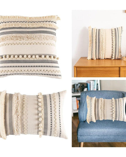 Bohemian Chic Tufted Pillow Cover Collection