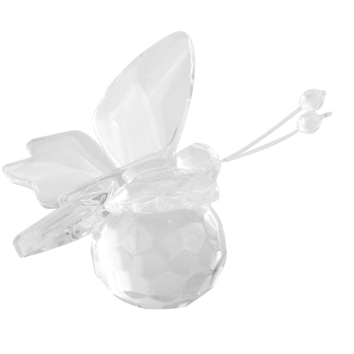 Crystal Butterfly and Ball Wedding Baby Shower Favor Gift Set: Elegant Crystal Decor Collection