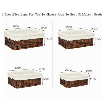Eco-Chic Handwoven Willow Storage Baskets - Sustainable Style for Every Room