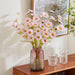 Elegant Daisy Dreams Bouquet Set: 5 Lifelike Floral Arrangements for Stunning Home Decor