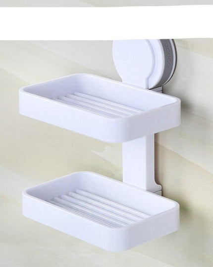 Wall-Mounted Soap Dish with Advanced Drainage Feature