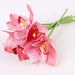 Realistic Butterfly Orchid Flower Bouquet Set - 6 Pieces, 5 Colors