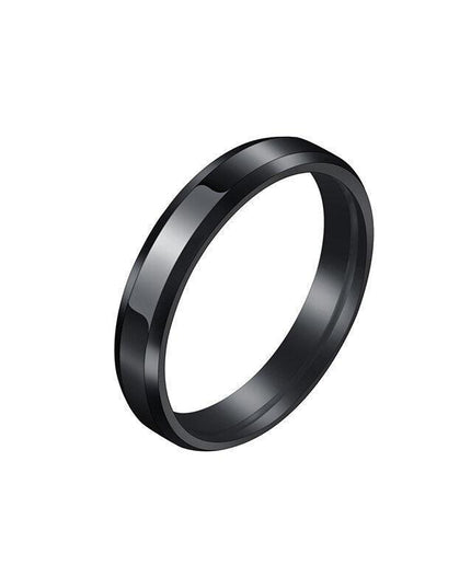 Eternal Connection Personalized Stainless Steel Women's Ring - Custom Engraved Love Keepsake with Names