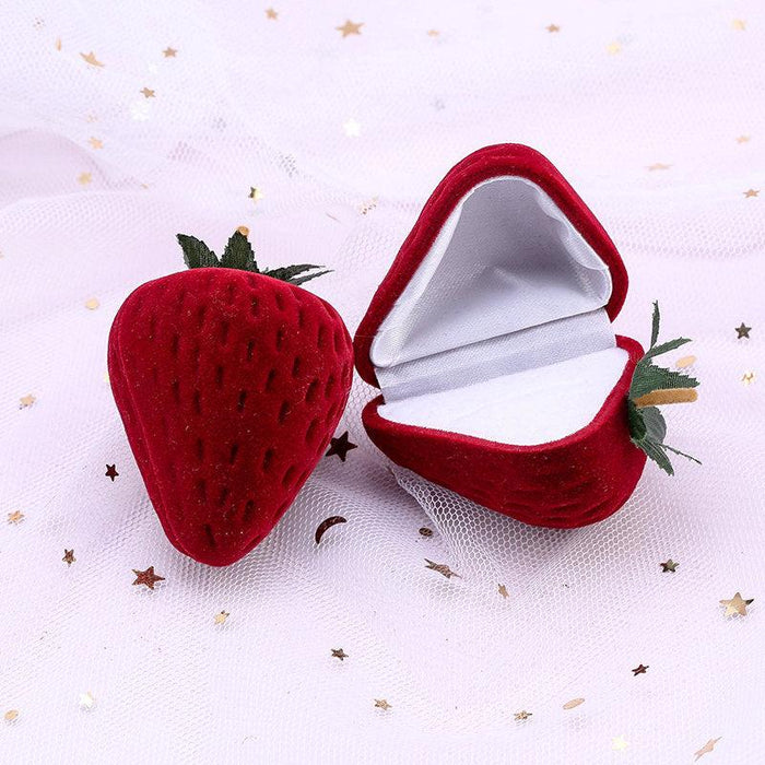 One Piece Velvet Jewelry Box Gift Box Container Wedding Ring Box Ring Case Earrings Holder For Jewelry Display&amp; Jewelry Package - Très Elite