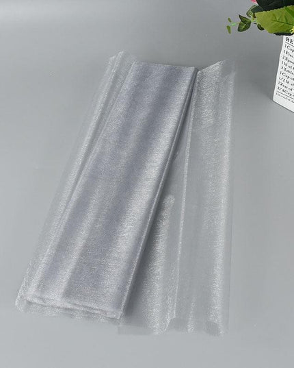 Glistening Elegance Crystal Organza Tulle Ribbon Roll