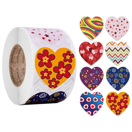 Romantic Heart Sticker Collection