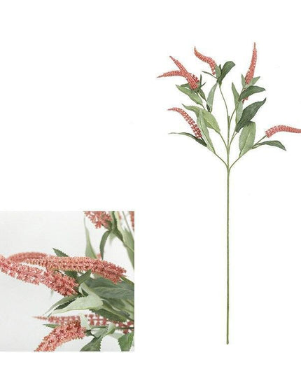 Elegant Sage Grass Faux Floral Arrangement - Set of 5 Realistic Stems