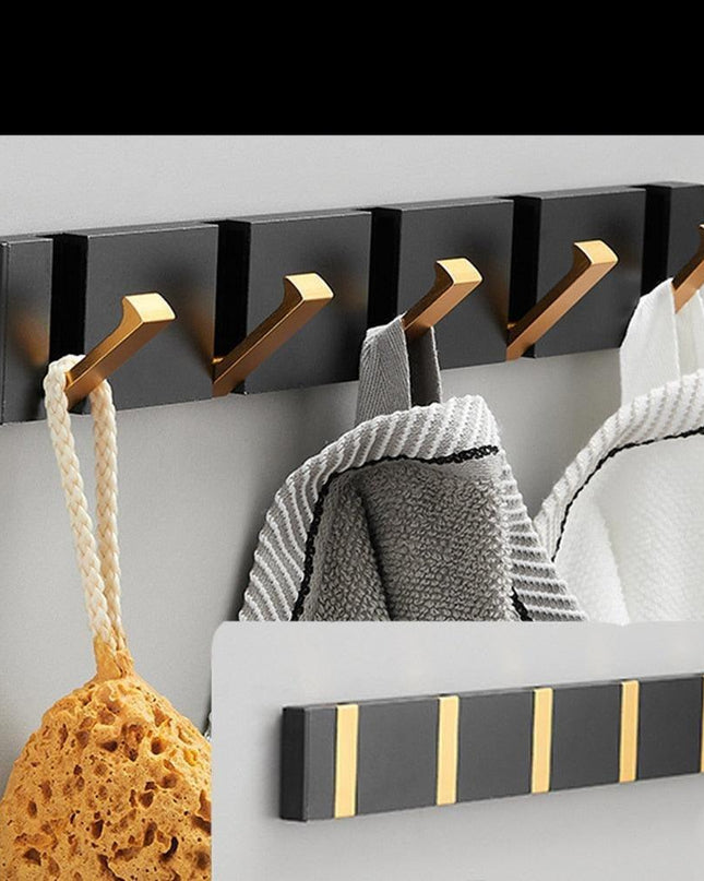 Elegant Modular Wall-Mounted Organizer with Versatile Installation Options