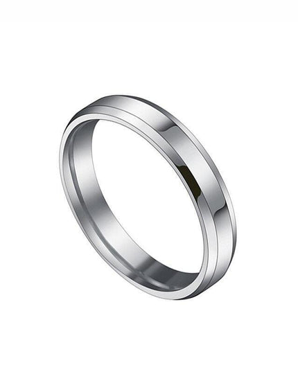 Eternal Connection Personalized Stainless Steel Women's Ring - Custom Engraved Love Keepsake with Names