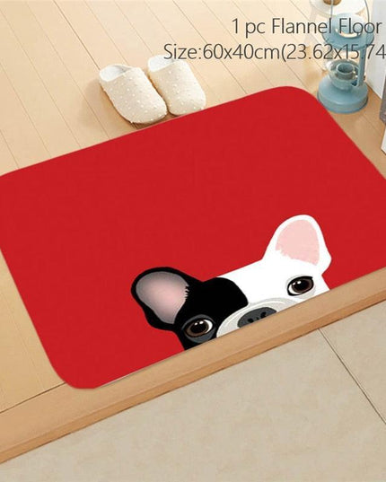 Cheerful Holiday Entrance Mat for a Joyful Welcome