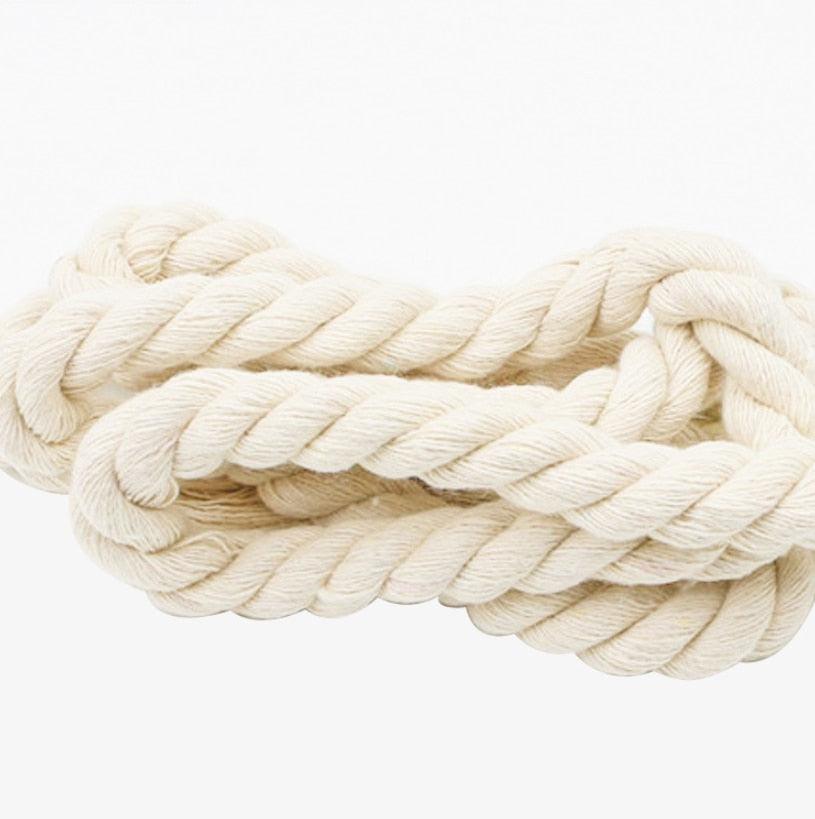 1-25M Natural Cotton Twisted Rope 1.5-20mm Macrame Cotton Cord-Arts, Crafts & Sewing›Beading & Jewelry Making›Beading Cords & Threads-Très Elite-Beige 1.5mm 25meter-Très Elite