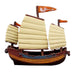 Oceanic Charm: Vintage Sailboat Model Figurine