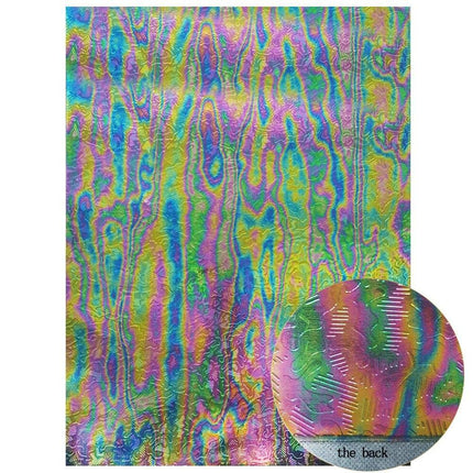 Sparkling Eco-Friendly Faux Leather Craft Kit - Customizable and Colorful Accents