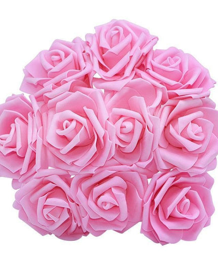 Elegant Faux Rose Bouquet Set - Choose from 10/20/30 Pieces