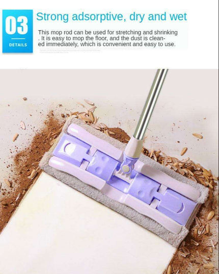 Effortless Clean-Up: The Ultimate Lazy-Squeeze Mop for Quick Household Chores