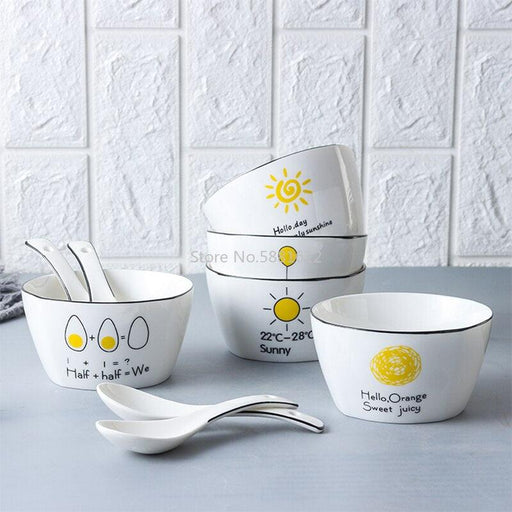 Nordic-inspired Ceramic Kitchenware Set - Complete 4-Piece Collection