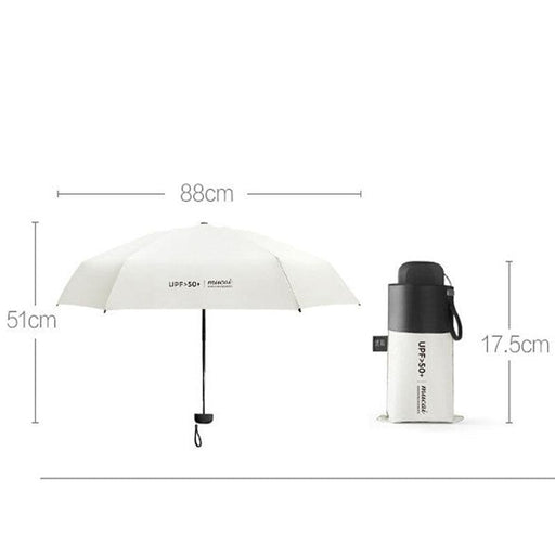 UV Shield Portable Compact Umbrella for Women and Girls