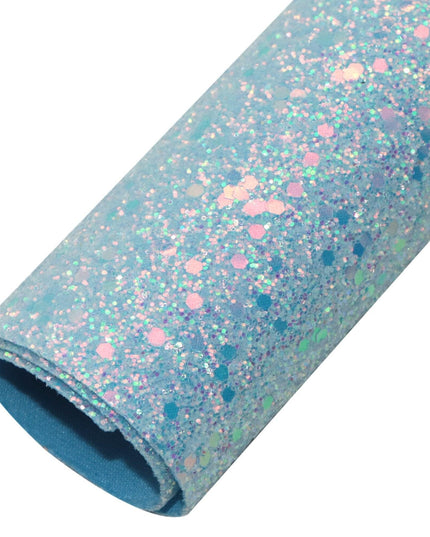 Dazzling Chunky Glitter Vinyl Craft Sheets - Ultimate Crafting Delight