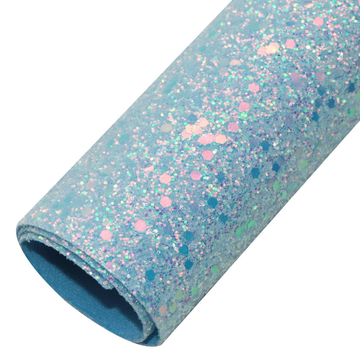 Chunky Glitter Sequins Vinyl Sheets for Crafting Brilliance