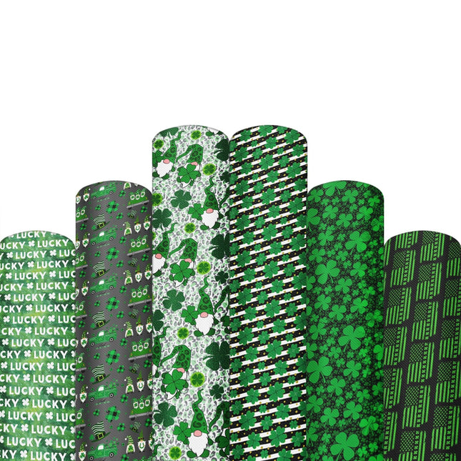 St. Patrick's Day Faux Leather Crafting Sheet - Creative Hair Bow Kit