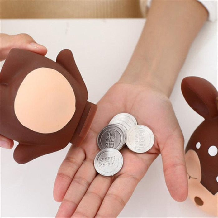 Whimsical Deer Piggy Bank for Playful Savings