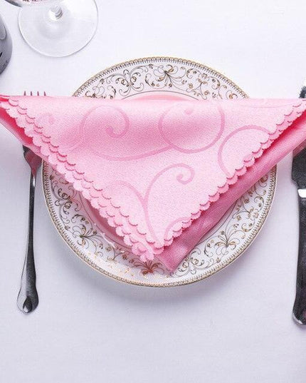 Elegant 10-Piece Polyester Table Linen Napkin Collection - Perfect for Sophisticated Dining