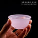 Elegant Hibiscus Pink Jade Porcelain Tea Cup Set for Chinese Retro Tea Ceremonies