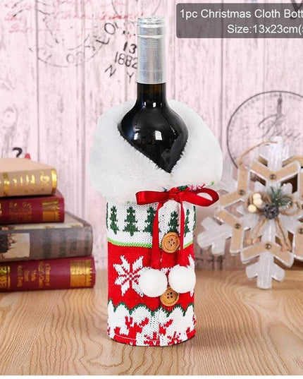 Holiday Cheer Wine Bottle Dress: Celebrate in Festive Elegance