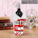 Holiday Cheer Wine Bottle Dress: Celebrate in Festive Elegance