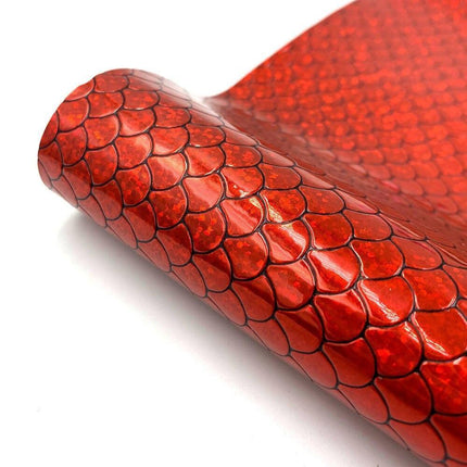 Holographic Mermaid Faux Leather - Ultimate DIY Essential for Creators